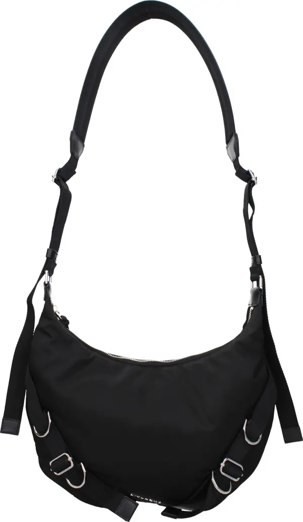 Black Nylon Crossbody Bag