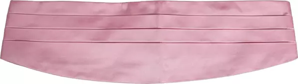 Pink Men 100% Silk Belt Waist Cummerbund