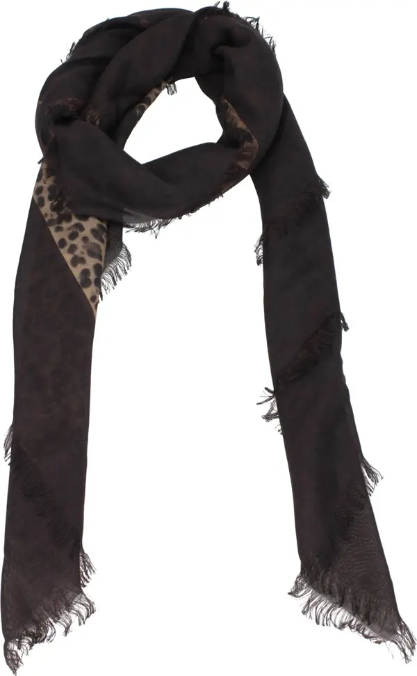 Brown Cashmere Foulard