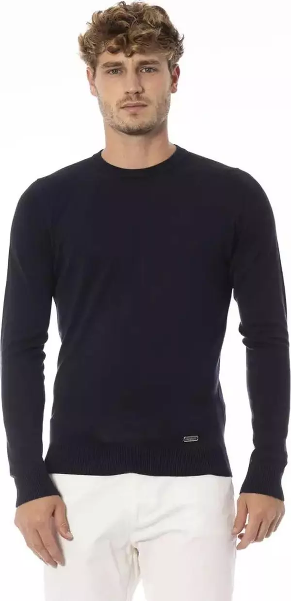 Blue Cashmere Sweatshirt