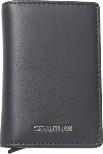 Blue Calfskin Men Wallet