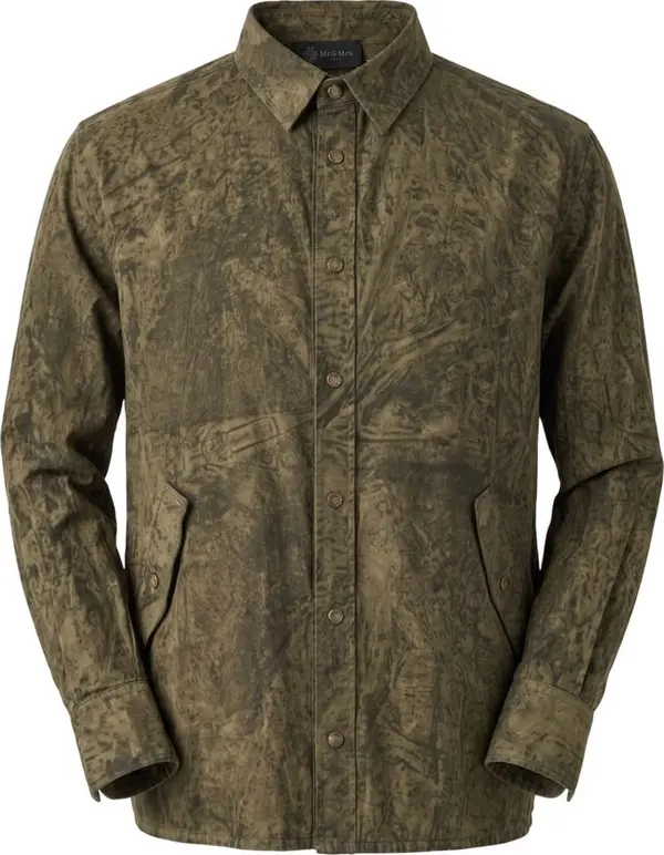 Green Viscose Men's Shirt