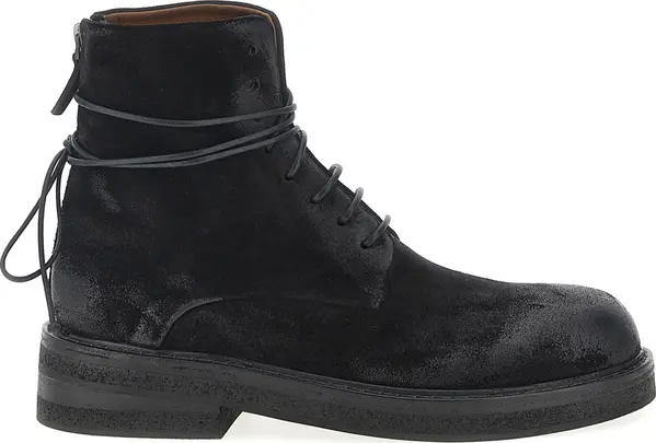 Black Cotton Chelsea Boots