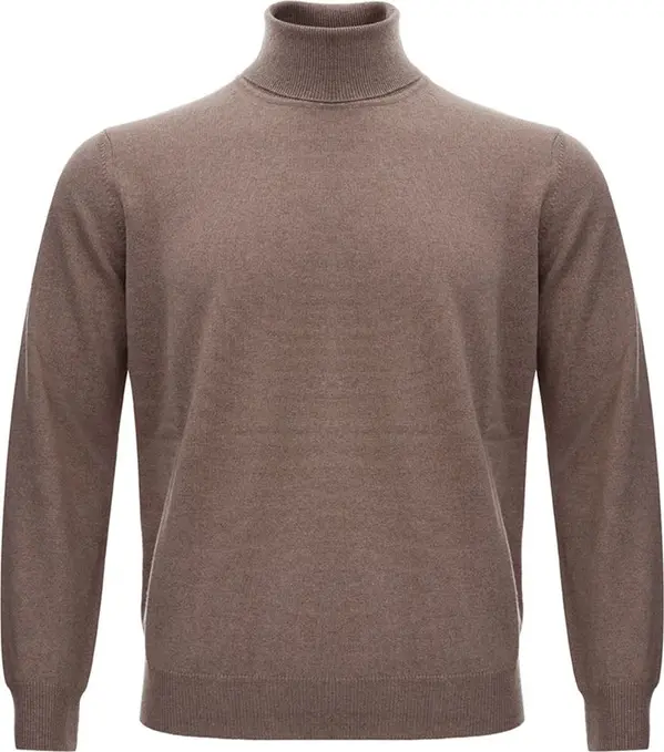 Brown Wool Turtleneck