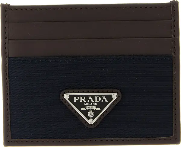 Blue Recycled Polyamide Cardholder