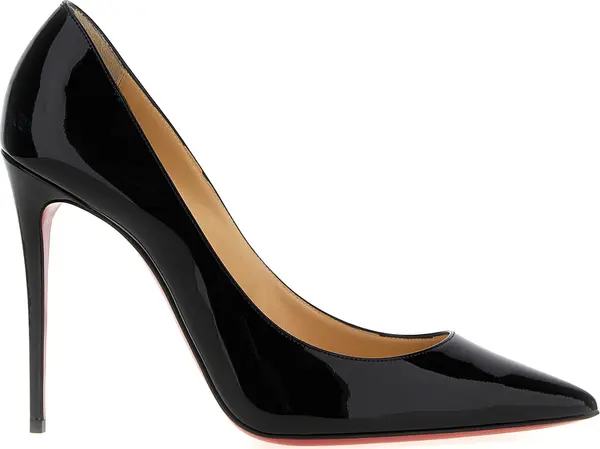 Black Calfskin High Heel Pumps