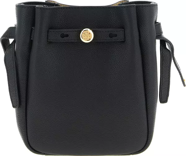 Black Cowhide Crossbody Bag