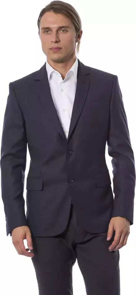 Blue Virgin Wool Blazer