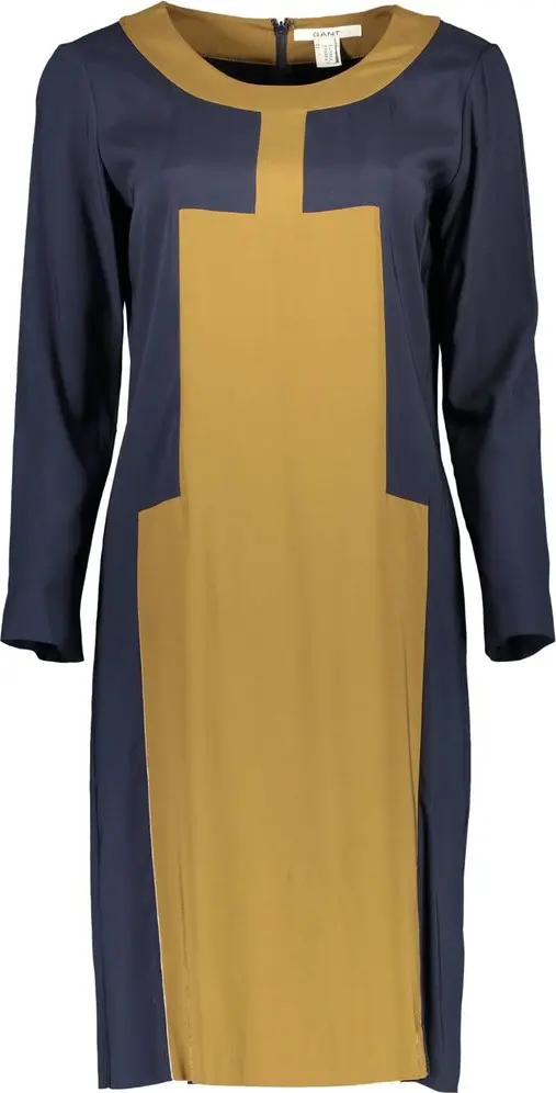 Blu Viscosa Donna Dress