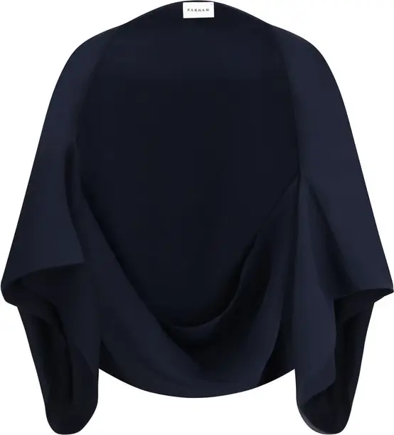 Blue Polyester Sweatshirt