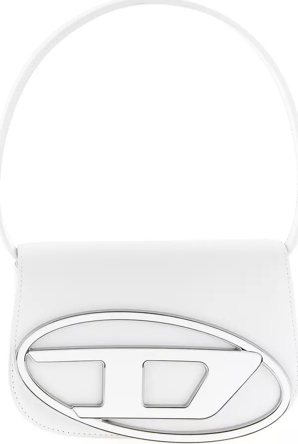 White Cowhide Shoulder Bag