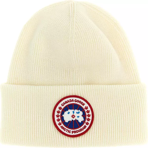 White Wool Beanie