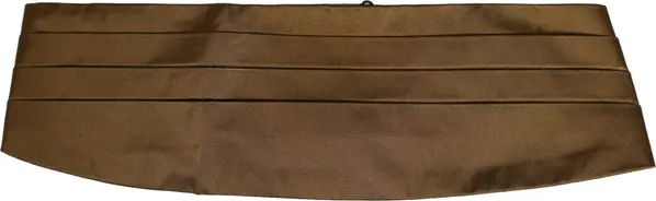 Brown Men 100% Silk Belt Waist Cummerbund