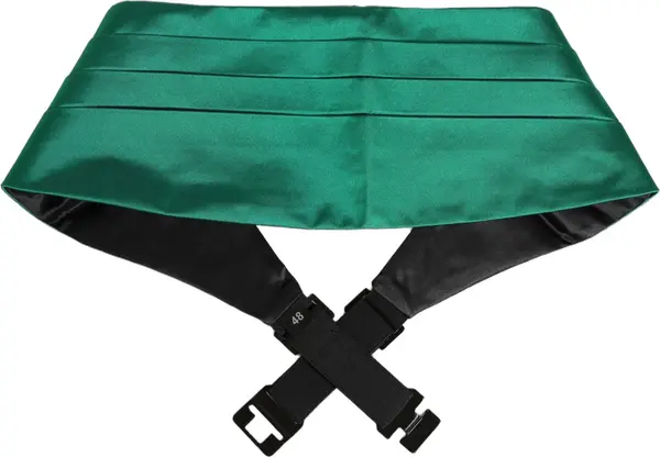 Green Men 100% Silk Belt Waist Cummerbund