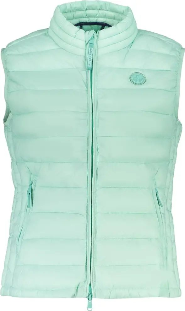 Green Polyester Women's Vest