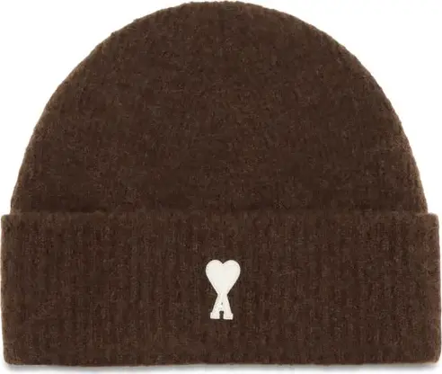 Brown Wool Oves Aries Beanie