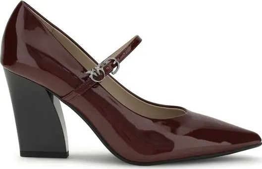 Bordeaux Calf Leather Bos Taurus High Heel Pumps