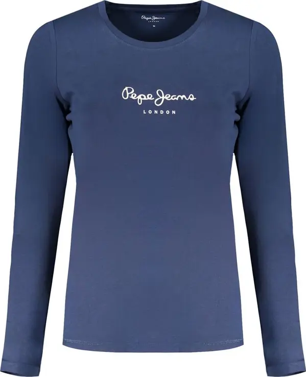Blue Cotton Women's T-Shirt