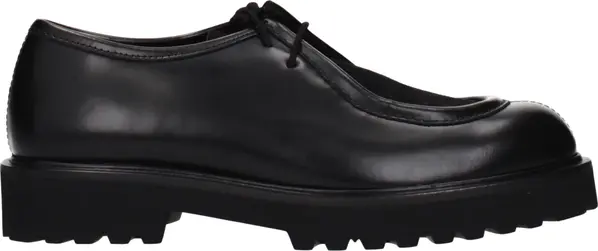 Black Leather Oxfords And Derbies