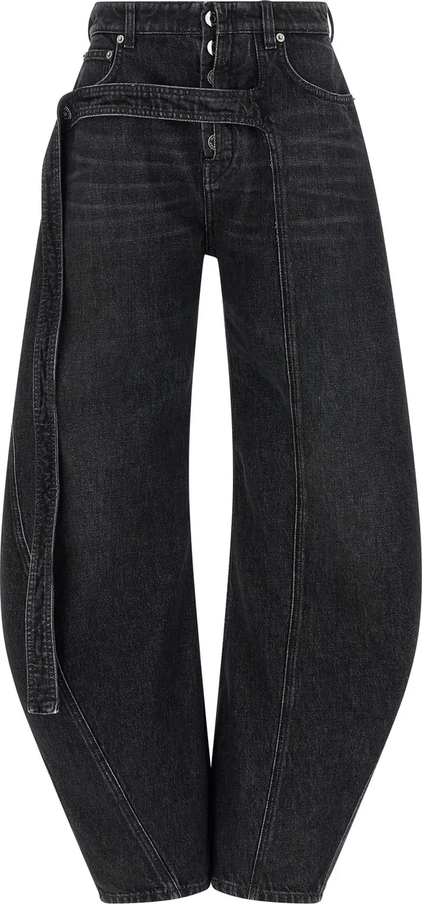 Black Cotton Jeans Denim