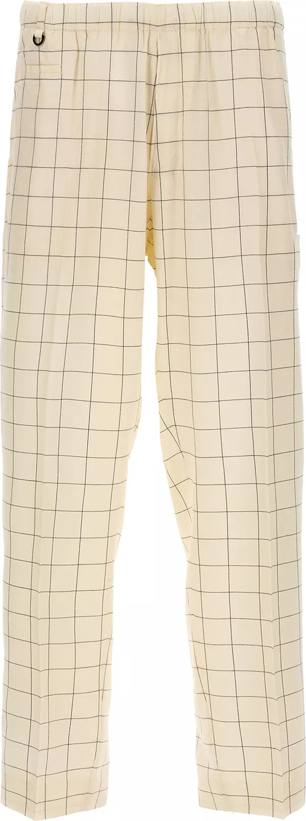 Bicolor Rayon Casual Pants