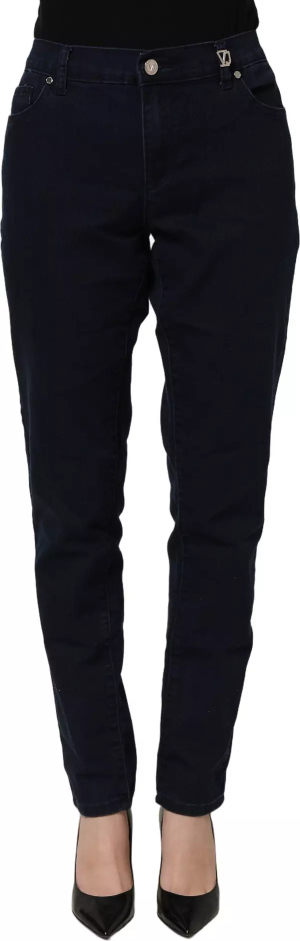 Blue High Waist Skinny Denim Trouser Jeans