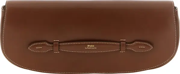 Brown Cowhide Clutch Bag