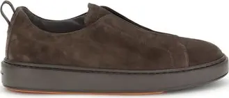 Brown Calf Leather Bos Taurus Low Top Sneakers