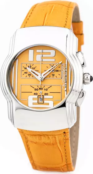 Orange Leather Watch