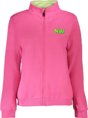 Pink Cotton Women Sweater