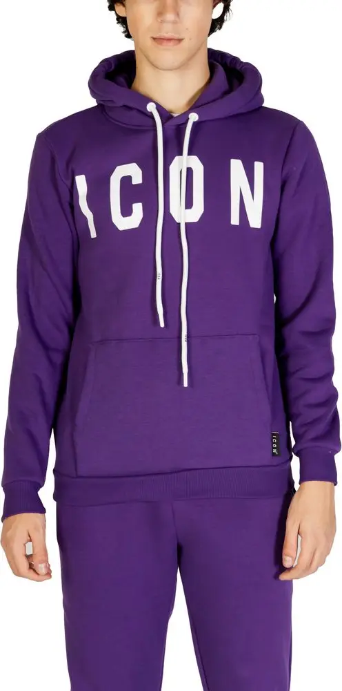 Purple Cotton Hoodie