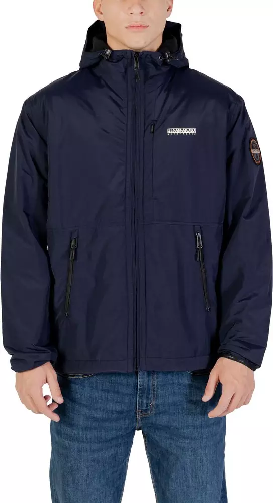 Blue Polyamide Shell Jacket
