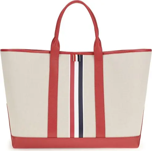 Red Fabric Shoulder Bag