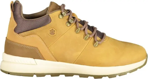 Marrone Polyurethane Men Sneaker