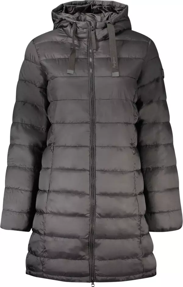 Black Nylon Womens Jacket