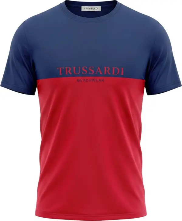 Red Cotton Men T-Shirt