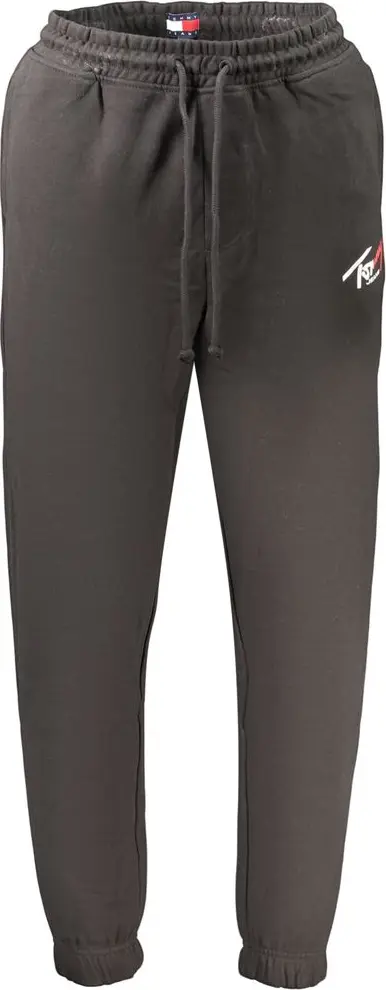 Black Cotton Mens Trousers