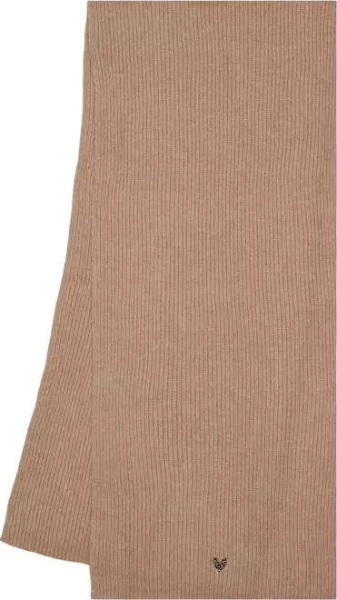 Beige Recycled Polyester Scarf