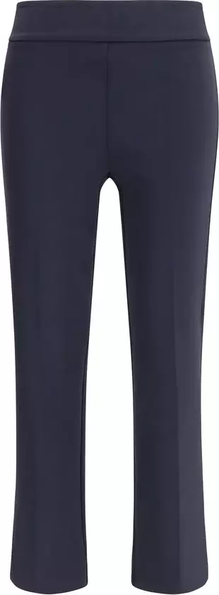 Blue Polyamide Casual Pants