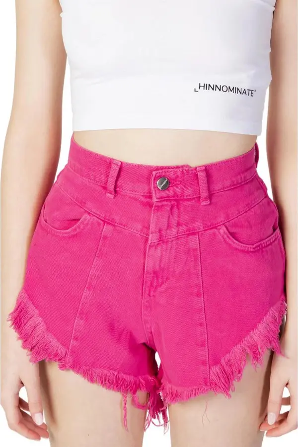 Fuchsia Cotton Short And Mini Shorts