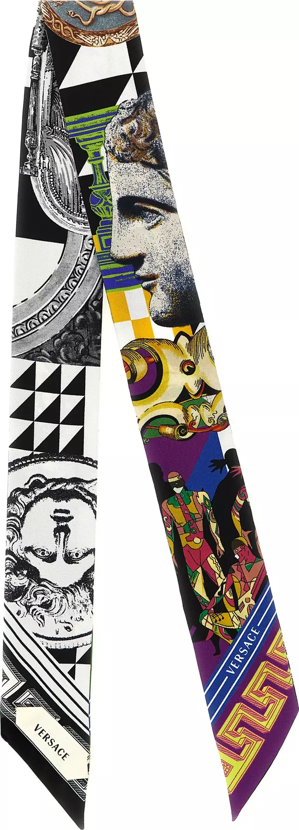 Multicolor Silk Foulard