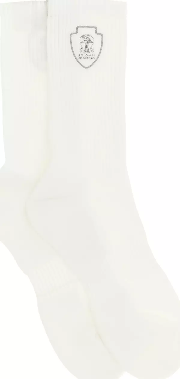 White Cotton Socks