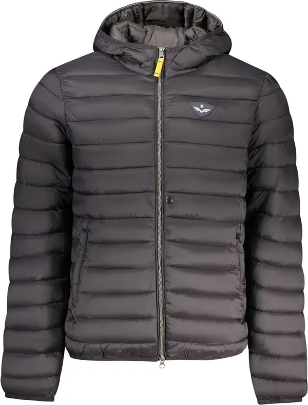 Black Poliammide Men's Jacket