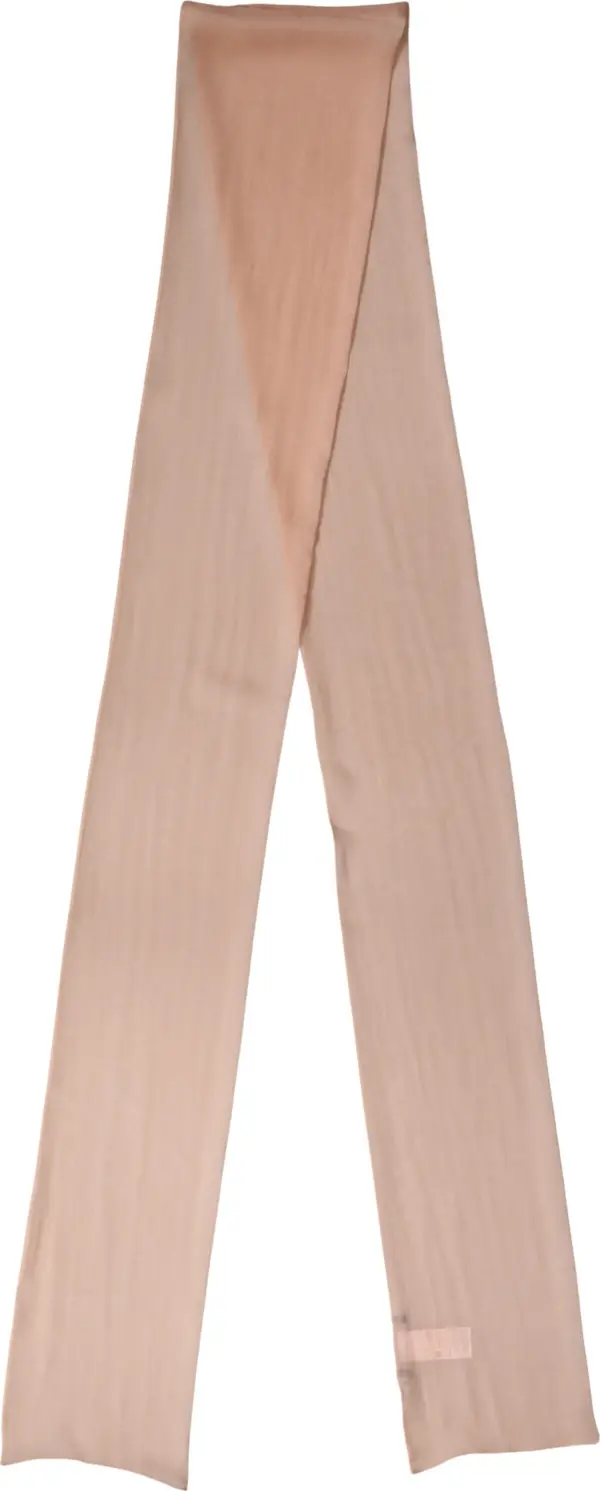 Light Pink Silk Sash Wrap Foulard 291cm x 19cm  Scarf