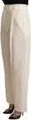 Off White Cotton High Waist Straight Women Trouser