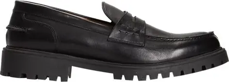 Black Calfskin Men Loafer