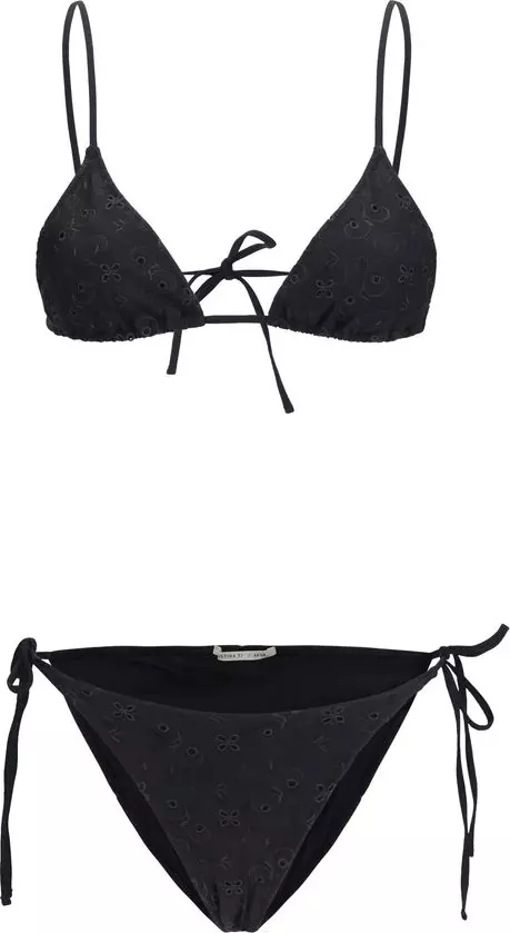 Black Polyester Bikini