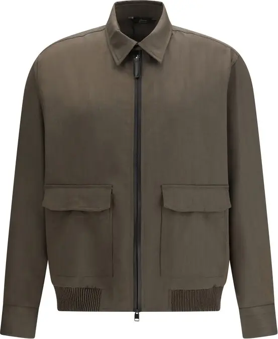 Bicolor Wool Coat