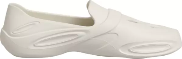 White Rubber Slides Low Top Sneakers Shoes
