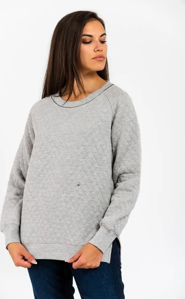 Gray Cotton Sweatshirt